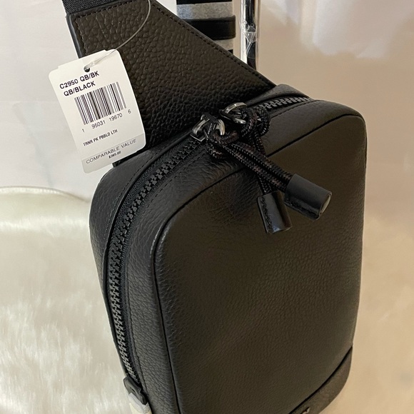 NWT Coach Turner Pack Black Sling backpack bag - Picture 8 of 13